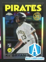 2021 Topps Chrome 1986 Topps RC Ke'BRYAN HAYES 86BC-16 PIRATES